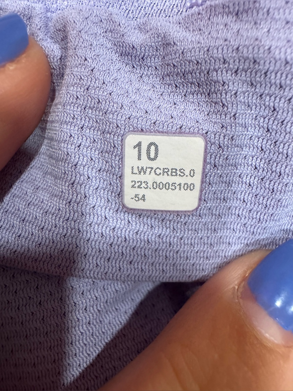 Lululemon Fast and Free Reflective High-Rise Classic-Fit Short 3" in Lilac Smoke - Picture 2 of 4